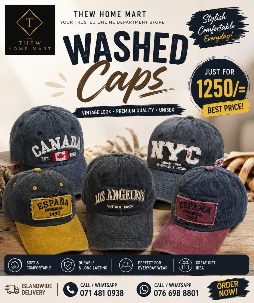 Mens Caps - Image 0