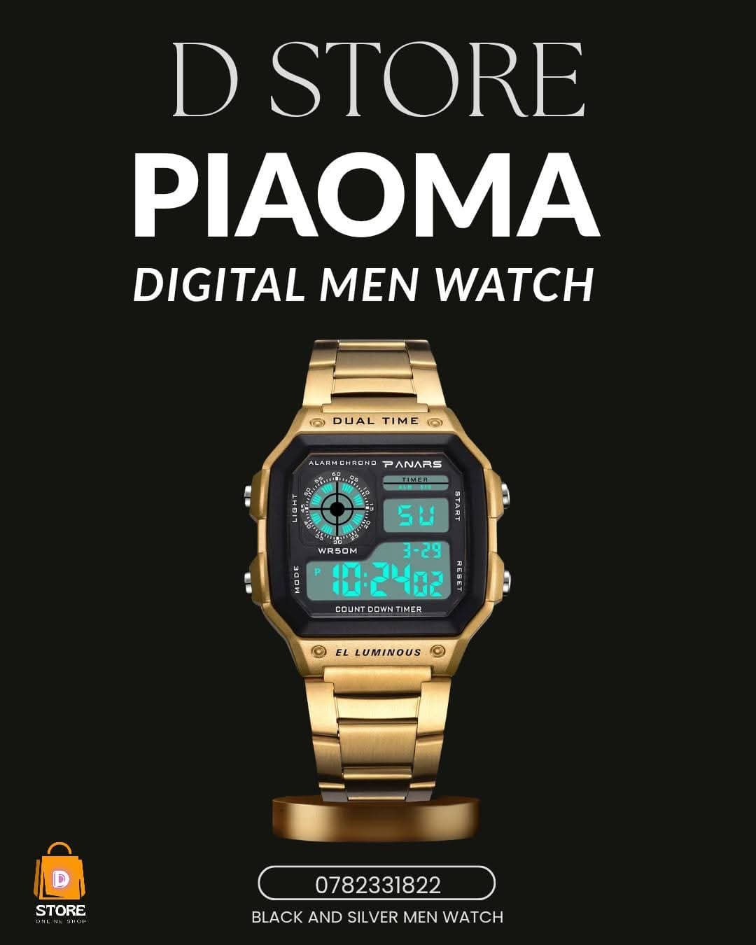 Piaoma Digital Men Watch - Image 5