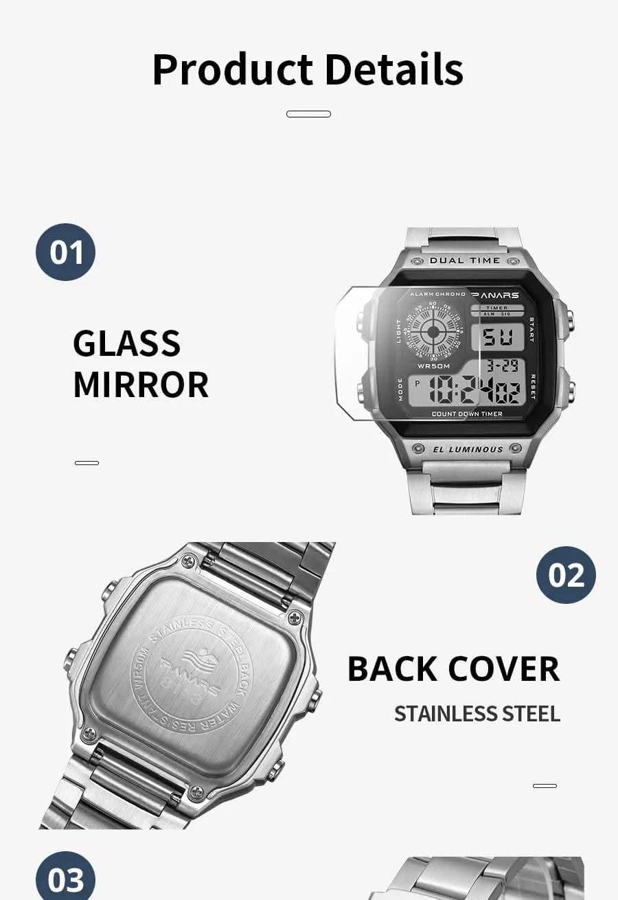 Piaoma Digital Men Watch - Image 1