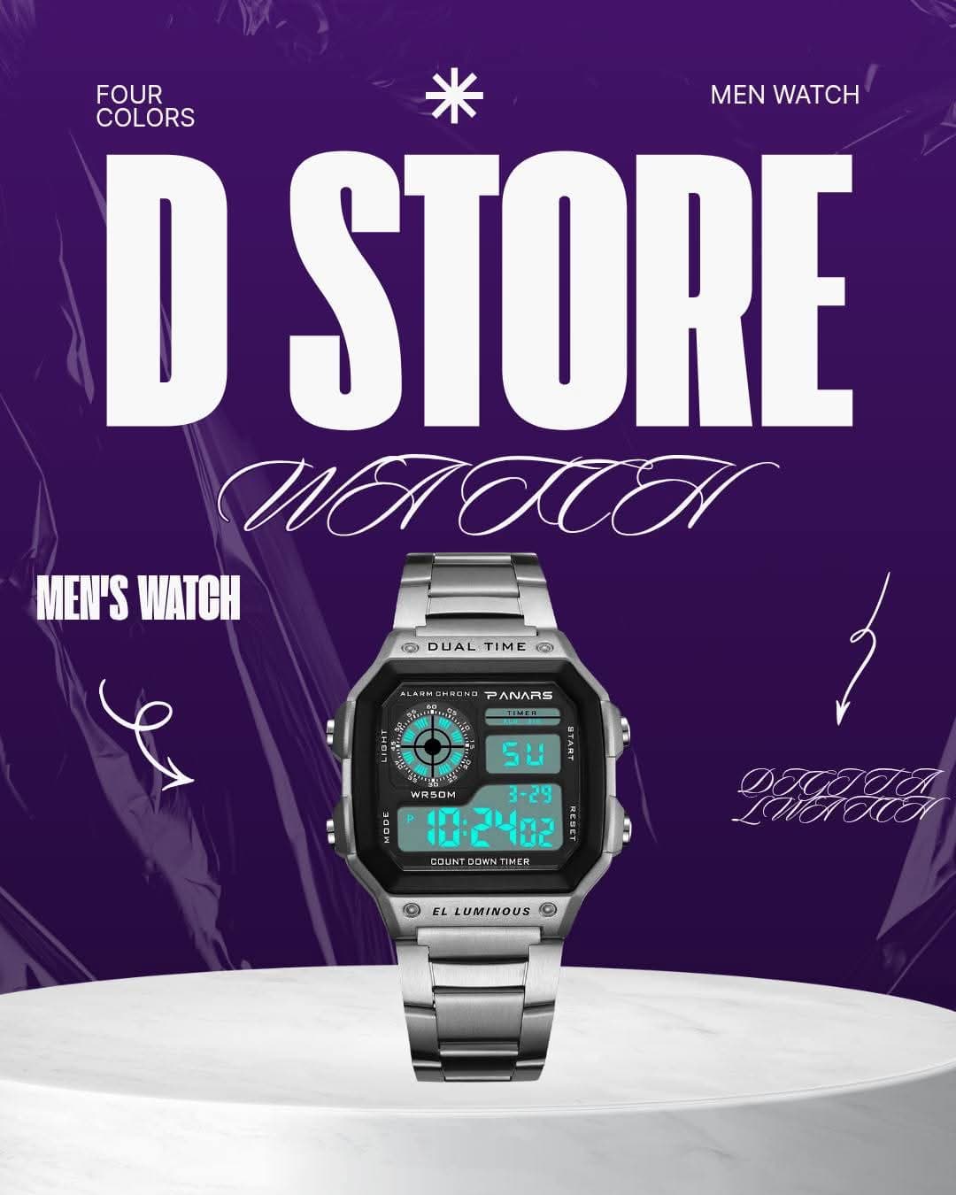 Piaoma Digital Men Watch - Image 6