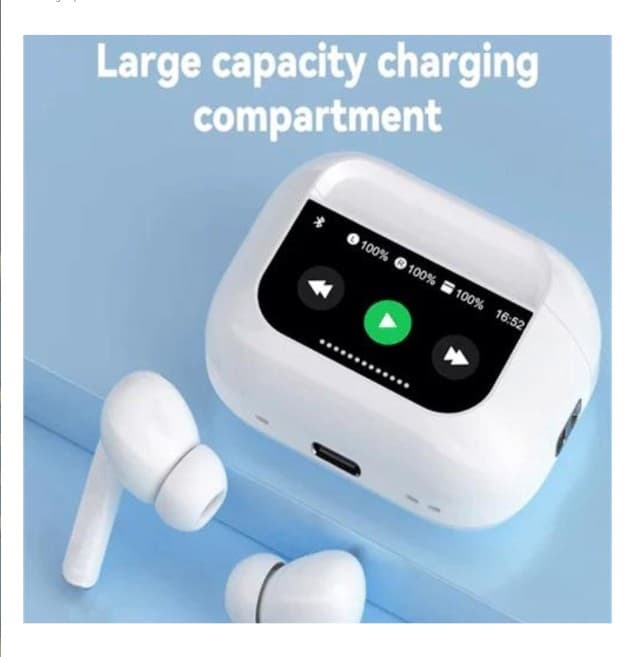 A9 Ear Pods Pro ANC ENC Touch Screen - Image 1