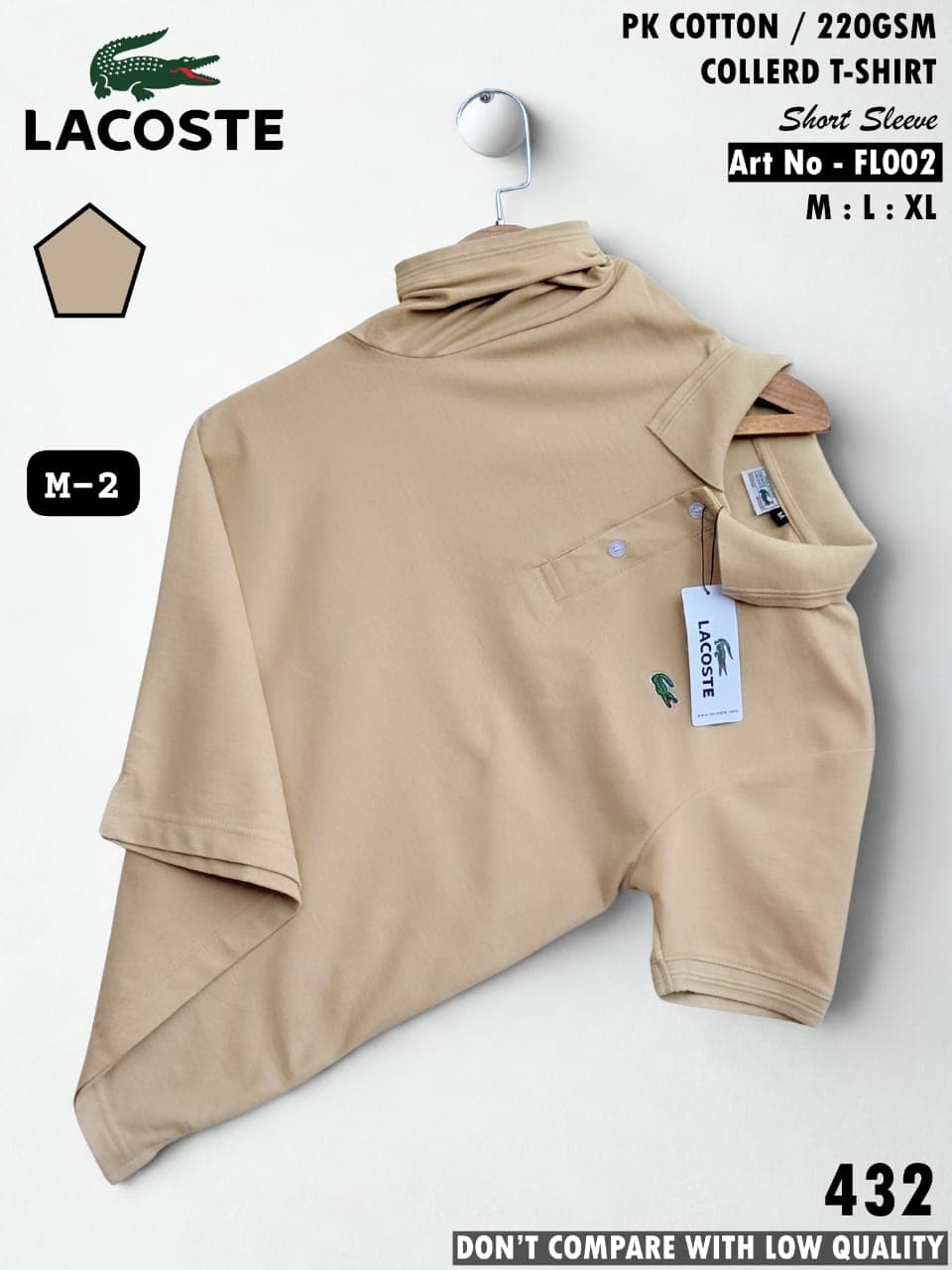 Lacoste Premium PK Cotton Polo T- - Image 1