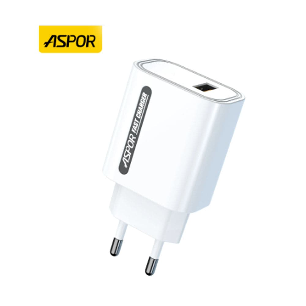 Aspor A803 18W Fast Charger QC 3.0 Adapter - Image 1