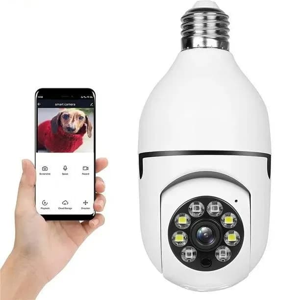 💡 5G WiFi Panorama Wireless IP Bulb Camera - 360° Smart Security 💡 - Image 2