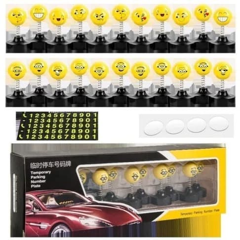 LATEST 11 PCS VEHICLE DANCING EMOJI - Image 1