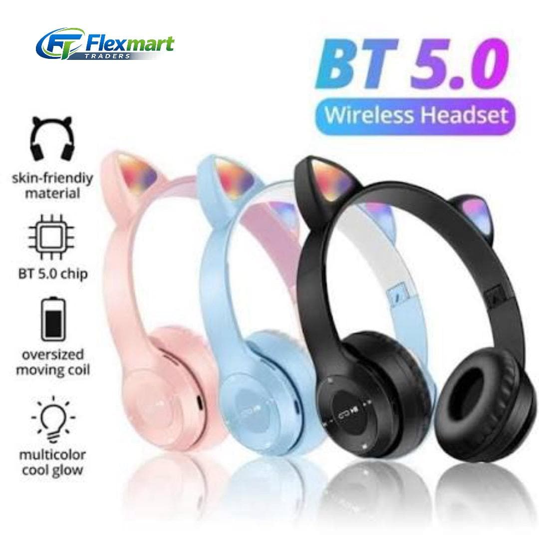 wireless bluetooth headphone (Y47 Cat headset) - Image 0