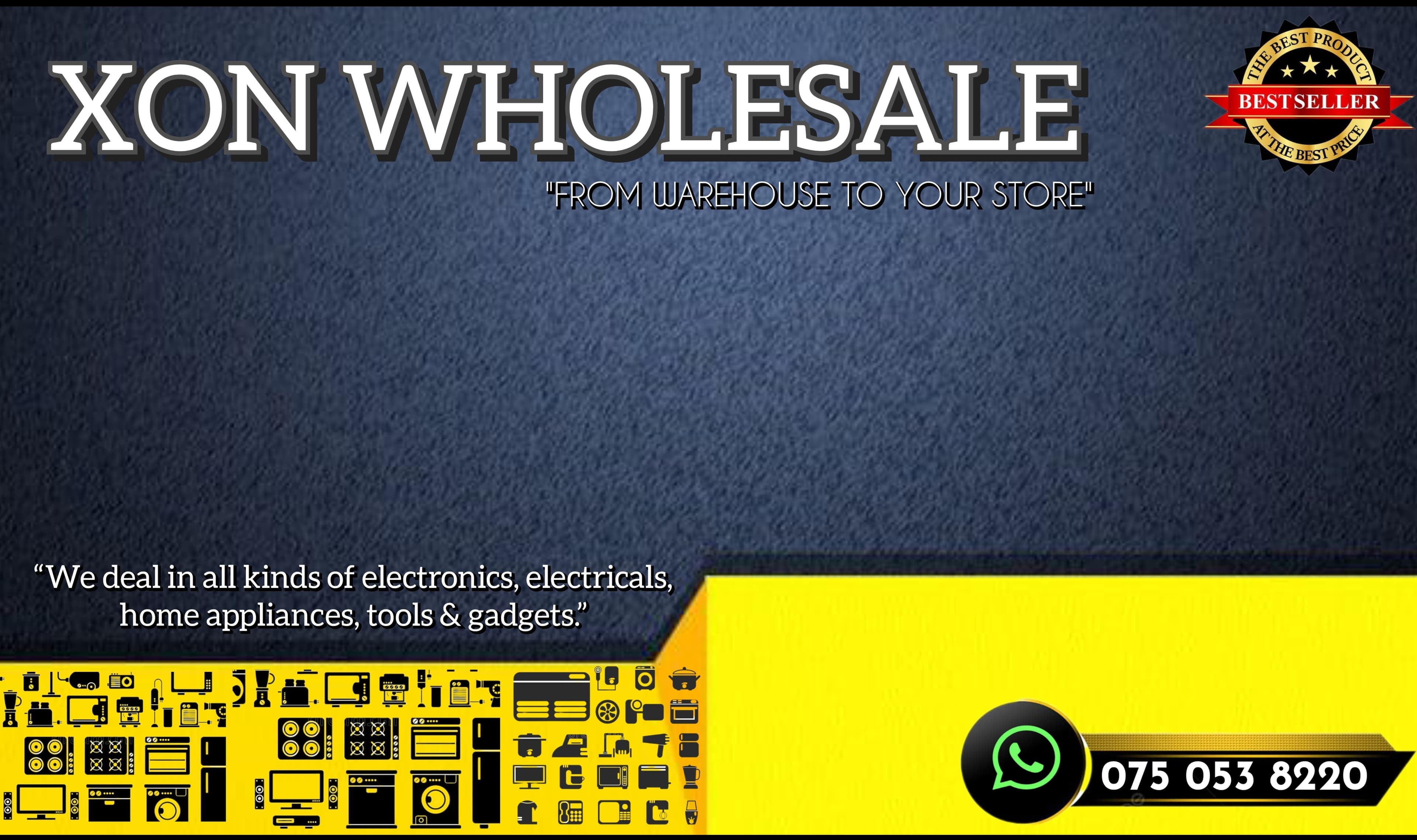 X-ON WHOLESALE banner