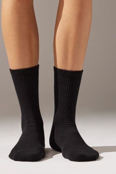 School Socks - Black - Image 2