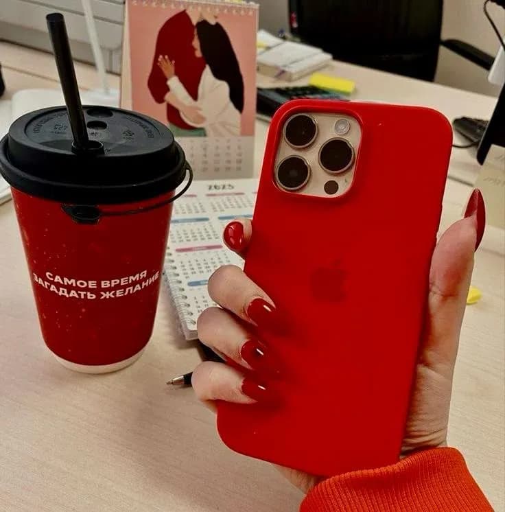 Premium Silicone Case For iPhone 17 16 15 14 13 12 11 Pro Max Air X Xs 6 6s SE2 7 8 Plus Back Cover – Red - Image 3