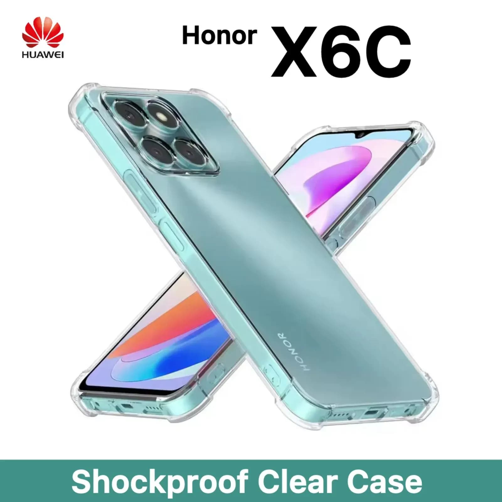 Case for Honor X6c – Crystal Transparent Protection - Image 3