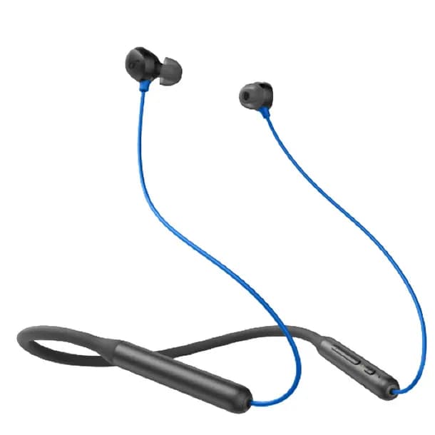 Bluetooth Neckband Earphones – Magnetic Sports Wireless (Black / Blue) - Image 2