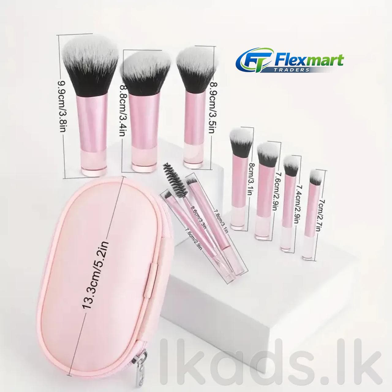 •10 Pcs Makeup Brush With Pouch