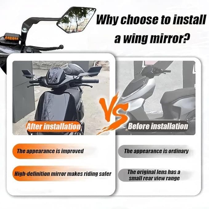 UNIVERSAL BIKE FOLDABLE MIRROR - Image 7