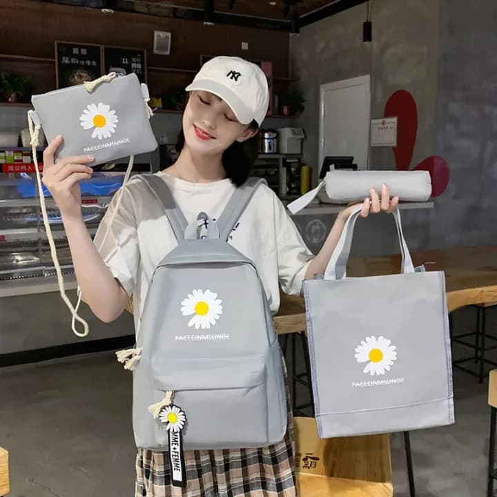 4 In 1 Korean Style Backpack - Image 7