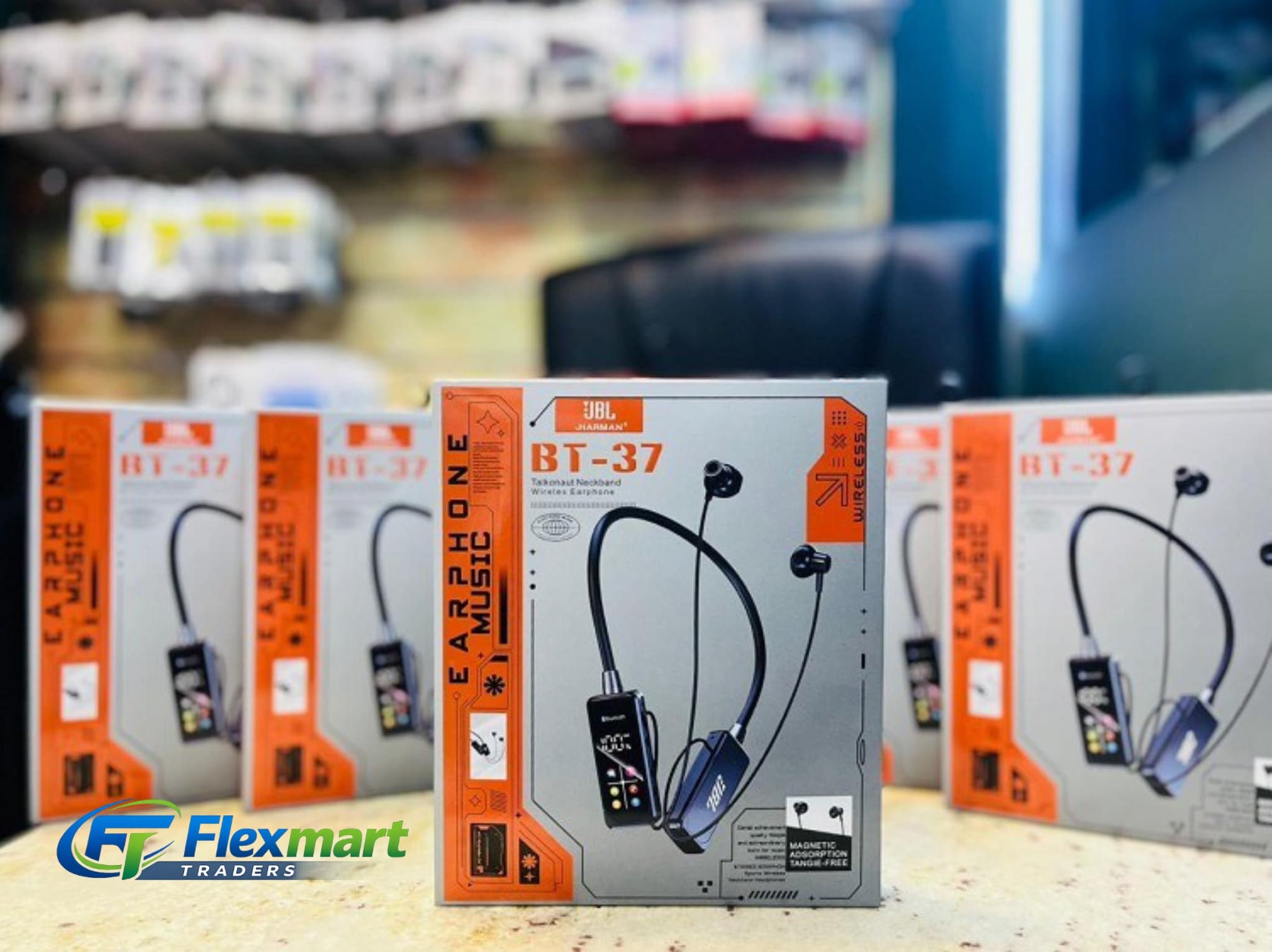 •JBL BT-37 Wireless Neckband Earphone